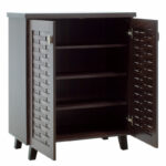 Shoe cabinet MANTAM 12 pairs walnut 78x40x92 cm - Слика 4