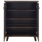 Shoe cabinet MANTAM 12 pairs walnut 78x40x92 cm - Слика 6
