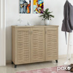 Shoe cabinet MANTAM 16 pairs sonoma 115.5x40x92cm - Слика 2