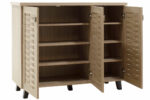 Shoe cabinet MANTAM 16 pairs sonoma 115.5x40x92cm - Слика 4