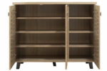 Shoe cabinet MANTAM 16 pairs sonoma 115.5x40x92cm - Слика 6