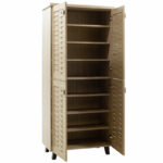 Shoe cabinet MANTAM 24 pairs sonoma 78x40x170.5cm - Слика 4