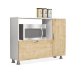 Console - buffet Koctas in oak - white color 118x35x90cm