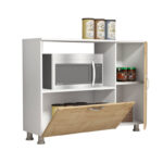 Console - buffet Koctas in oak - white color 118x35x90cm - Image 4
