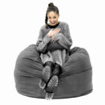 Bean bag Puko fabric anthracite D95 - Image 2