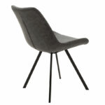 Chair Orca metal black pu anthracite - Слика 2