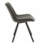 Chair Orca metal black pu anthracite - Слика 4