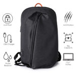Antitheft backpack 15,6''+usb black waterproof TRV-010 - Слика 2
