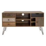 Tv unit Boho in walnut color 120x39x64cm - Image 5