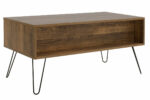 Coffee table dresser Boho in walnut color 100x50x46cm - Слика 6