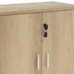 Bookcase Lotus in oak - dark grey color 80x40x80cm - Слика 4