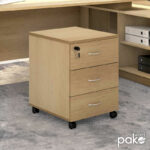 Mobile drawer Amazon sonoma 39x47x52,5cm - Слика 2