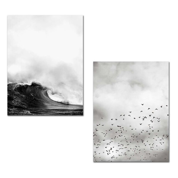 Decorative mdf Painting PWF-0195 digital printing 60x2,7x40cm