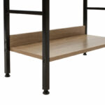 Bookcase Ramon in natural-black 60x28x125,5cm - Слика 6