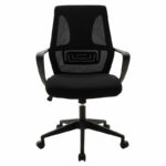 Office chair Maestro with fabric mesh in black colour - Image 4