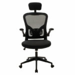 Manager office chair Ergoline with fabric mesh in black colour - Слика 4