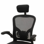 Manager office chair Ergoline with fabric mesh in black colour - Слика 5
