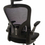 Manager office chair Ergoline with fabric mesh in black colour - Слика 6