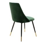 Chair Giselle velvet green leg black-golden - Слика 3