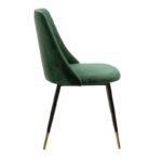 Chair Giselle velvet green leg black-golden - Слика 4
