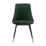Chair Giselle velvet green leg black-golden - Слика 5