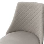 Chair Giselle velvet grey leg black-golden - Image 6