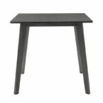 Dining table Benson MDF - venner in rustic grey color 80x80x75cm - Слика 2