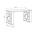Working table Labirent white 140x60x75 - Image 3