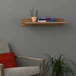 Wall shelf Duz natural 60x22x10cm - Слика 2