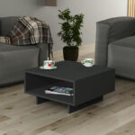 Coffee Table Hola in antracite color 60x60x32 - Image 2