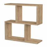 Side table Homemania in oak color 60x20x60cm