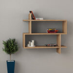 Wall shelf Paralel natural Color 70x22x65.5cm - Image 2