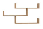 Wall shelf unit Tibet natural 120x22x67cm