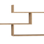 Wall shelf unit Tibet natural 120x22x67cm