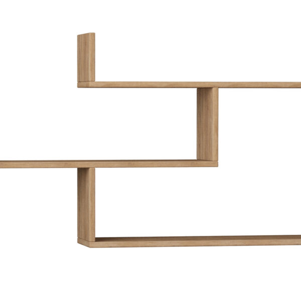 Ѕидна полица Тибет природна 120x22x67 см