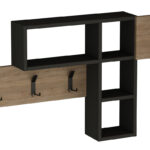 Закачалка за ѕид Игра во даб-антрацит боја 99,5x15x61 см