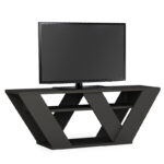 Pipralla TV Stand in anthracite color 110x30x40cm
