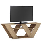 Pipralla TV Stand in oak color 110x30x40cm