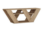 Pipralla TV Stand in oak color 110x30x40cm - Image 3