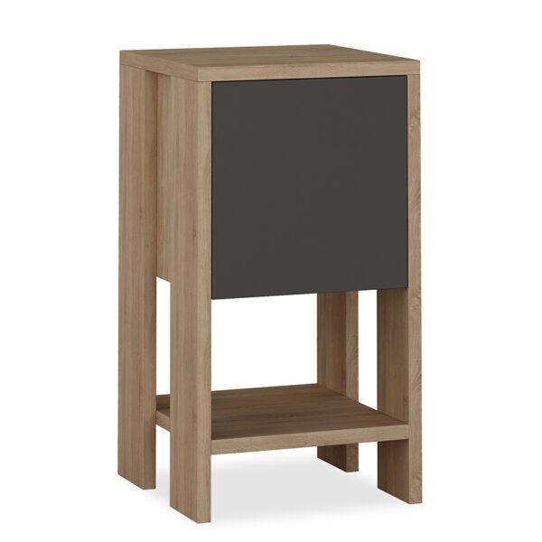 Nightstand Ema anthracite color 30x30x55cm