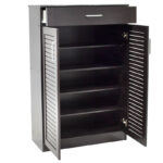 Shoe cabinet Sante 20 pairs wenge 80x37x123cm - Слика 3