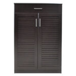 Shoe cabinet Sante 20 pairs wenge 80x37x123cm - Слика 4