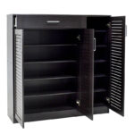 Shoe cabinet Sante 30 pairs wenge 120x37x123cm - Слика 3