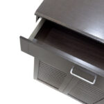Shoe cabinet Sante 30 pairs wenge 120x37x123cm - Слика 5