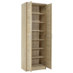 Shoe cabinet Sante 21 pairs sonoma 60x37x183cm - Image 3