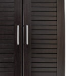 Shoe cabinet Sante 21 pairs wenge 60x37x183cm - Слика 5