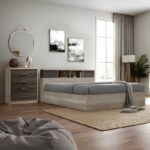Double bed Olympus in castillo-toro colour oak 160x200 - Слика 2