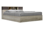 Double bed Olympus in castillo-toro colour oak 160x200