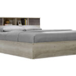 Double bed Olympus in castillo-toro colour oak 160x200