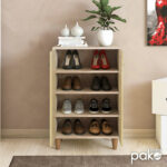 Shoe cabinet SANTΟ 10 pairs sonoma 60x34.5x91.5cm - Слика 3